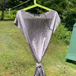 TF 100% silk purple dress